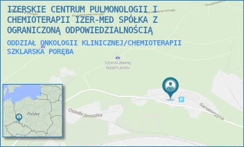 ODDZIAŁ ONKOLOGII KLINICZNEJ/CHEMIOTERAPII - IZERSKIE CENTRUM PULMONOLOGII I CHEMIOTERAPII IZER-MED SPÓŁKA Z OGRANICZONĄ ODPOWIEDZIALNOŚCIĄ - UL. SANATORYJNA 1,  SZKLARSKA PORĘBA