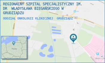 ODDZIAŁ ONKOLOGII KLINICZNEJ - REGIONALNY SZPITAL SPECJALISTYCZNY IM. DR WŁADYSŁAWA BIEGAŃSKIEGO W GRUDZIĄDZU - RYDYGIERA 15/17, GRUDZIĄDZ