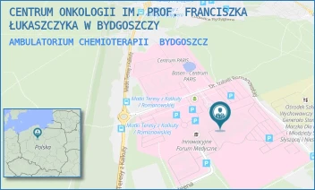 AMBULATORIUM CHEMIOTERAPII - CENTRUM ONKOLOGII IM. PROF. FRANCISZKA ŁUKASZCZYKA W BYDGOSZCZY - DR. I.ROMANOWSKIEJ 2, BYDGOSZCZ