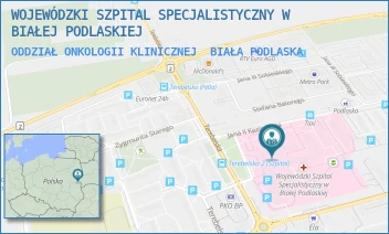 ODDZIAŁ ONKOLOGII KLINICZNEJ - WOJEWÓDZKI SZPITAL SPECJALISTYCZNY W BIAŁEJ PODLASKIEJ - TEREBELSKA 57-65, BIAŁA PODLASKA