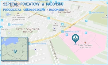 PODODDZIAŁ ONKOLOGICZNY - SZPITAL POWIATOWY W RADOMSKU - UL. JAGIELLOŃSKA 36, RADOMSKO
