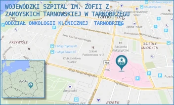 ODDZIAŁ ONKOLOGII KLINICZNEJ - WOJEWÓDZKI SZPITAL IM. ZOFII Z ZAMOYSKICH TARNOWSKIEJ W TARNOBRZEGU - UL. SZPITALNA 1, TARNOBRZEG