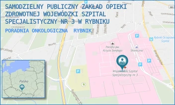 PORADNIA ONKOLOGICZNA - SAMODZIELNY PUBLICZNY ZAKŁAD OPIEKI ZDROWOTNEJ WOJEWÓDZKI SZPITAL SPECJALISTYCZNY NR 3 W RYBNIKU - UL. ENERGETYKÓW 46, RYBNIK